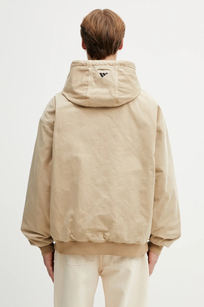 Oblačila adidas Originals prehodna jakna moška bombažna Equipment Jacket KE6076 bež