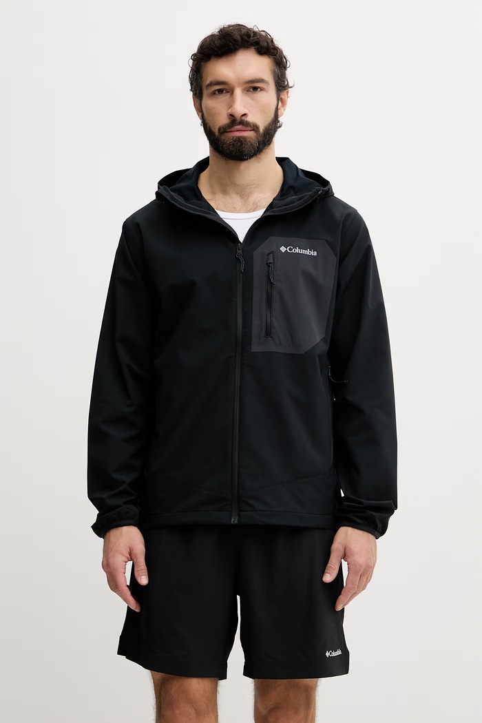 Columbia bunda pánska Tall Heights čierna 2155181