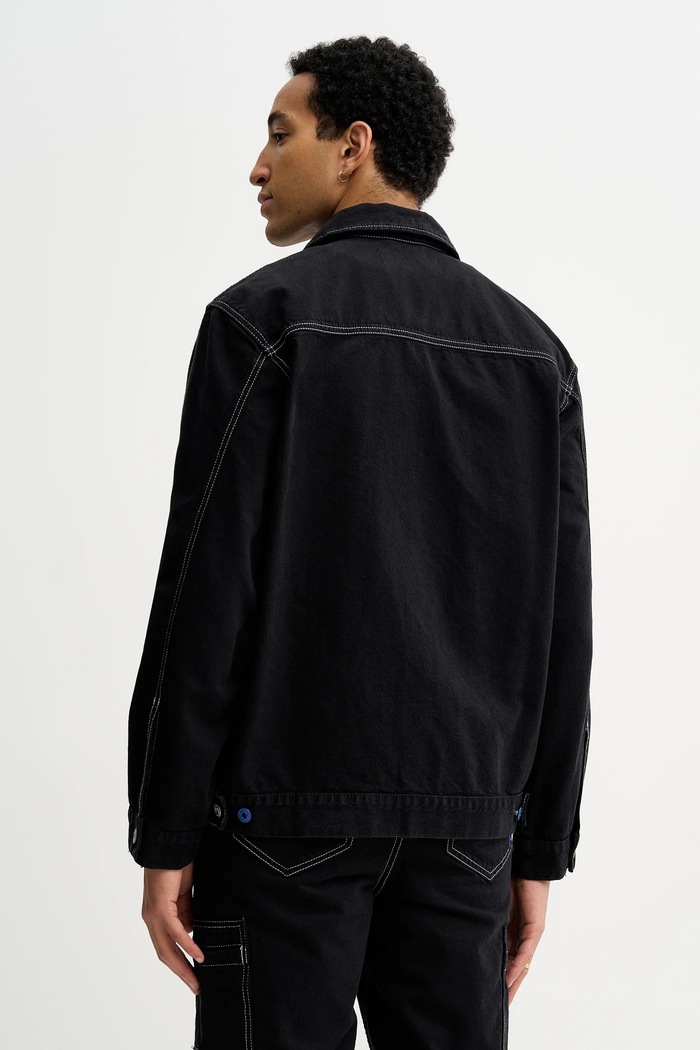 Oblečenie Rifľová bunda Karl Lagerfeld Jeans B1M14020 čierna
