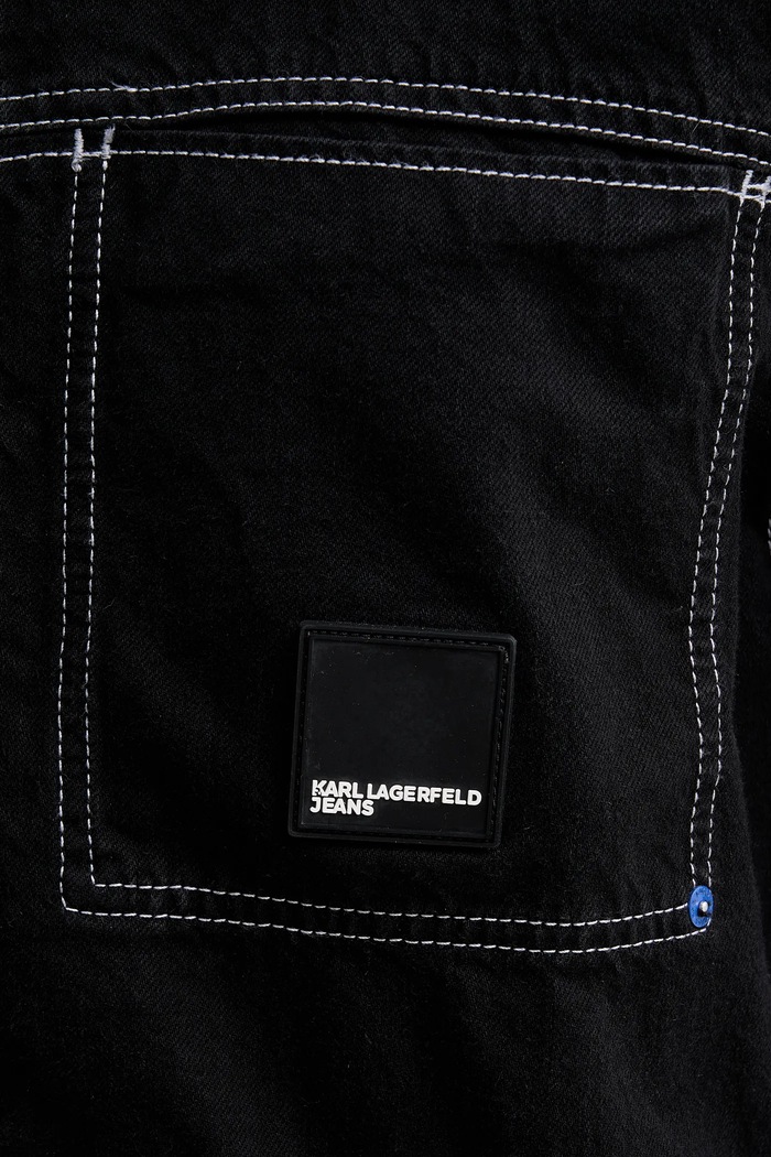 Rifľová bunda Karl Lagerfeld Jeans B1M14020 čierna