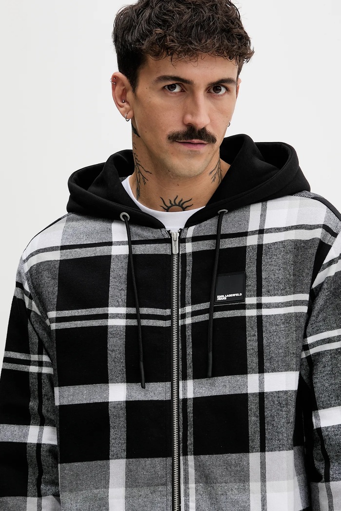 Karl Lagerfeld Jeans rövid kabát szürke B1M14022