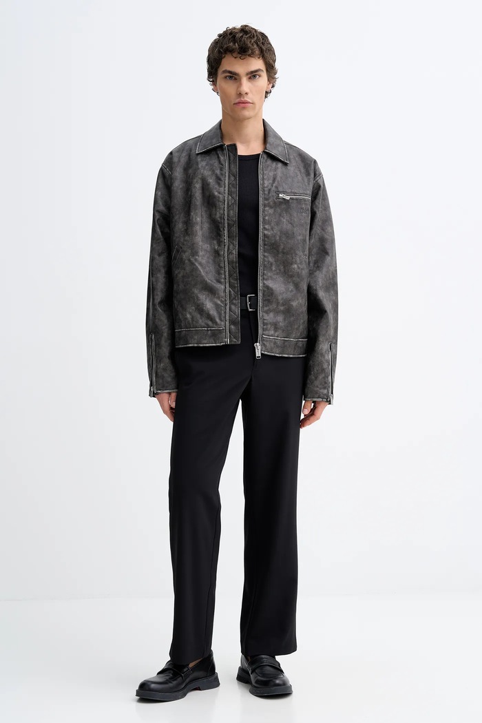 Bunda Karl Lagerfeld Jeans B1M15022 sivá SS26