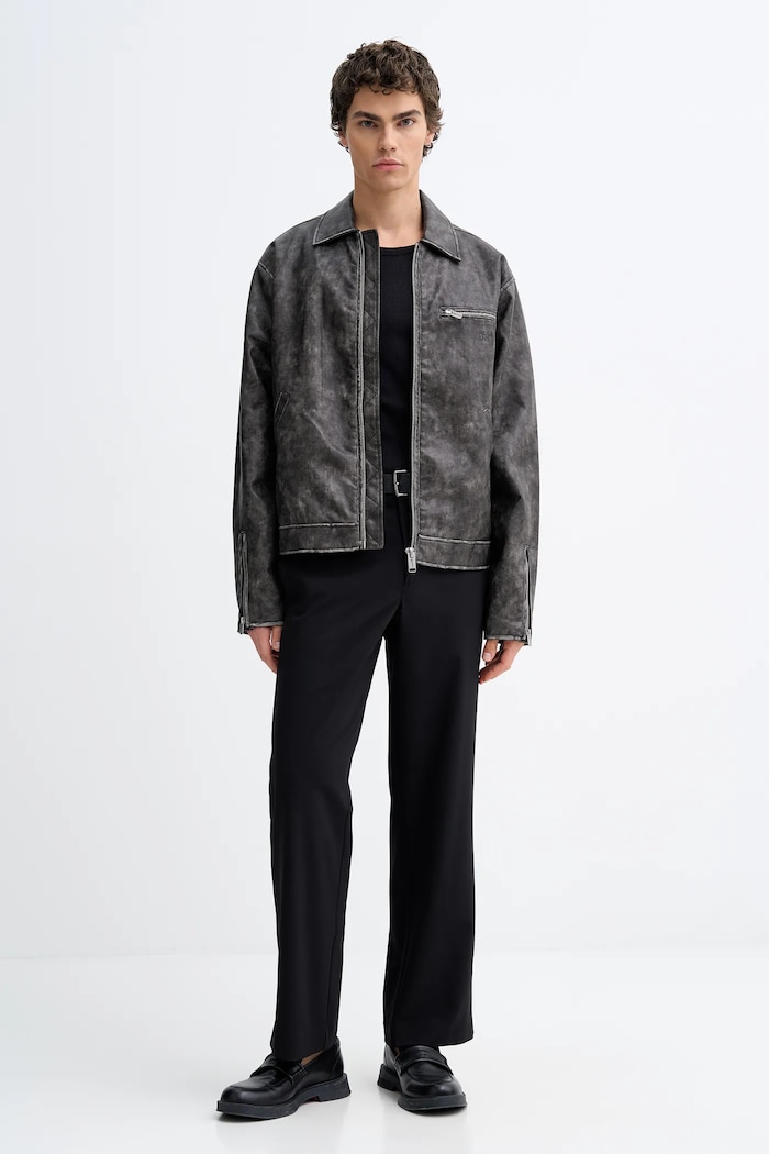 Bunda Karl Lagerfeld Jeans B1M15022 sivá SS26