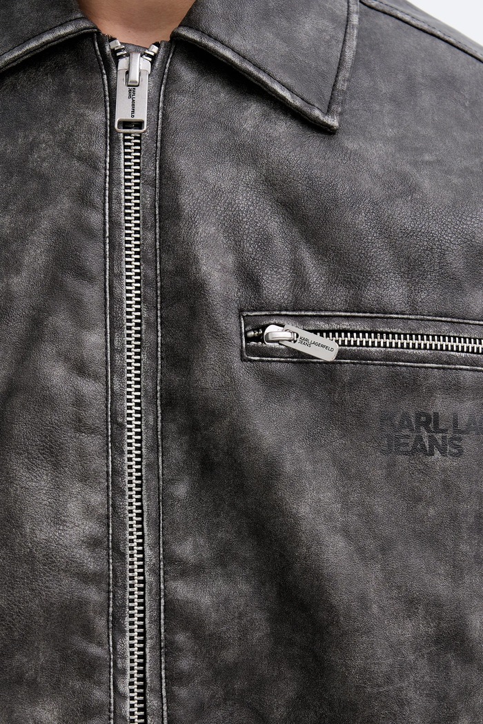 Bunda Karl Lagerfeld Jeans B1M15022 sivá
