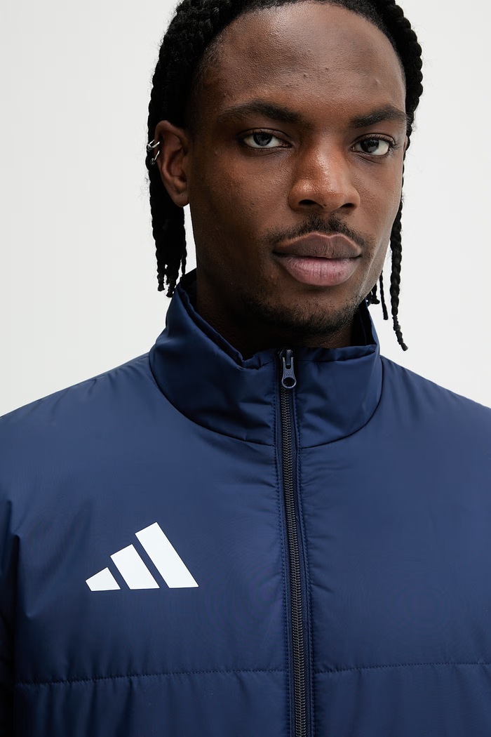 Μπουφάν adidas Performance Entrada26 σκούρο μπλε JZ9142