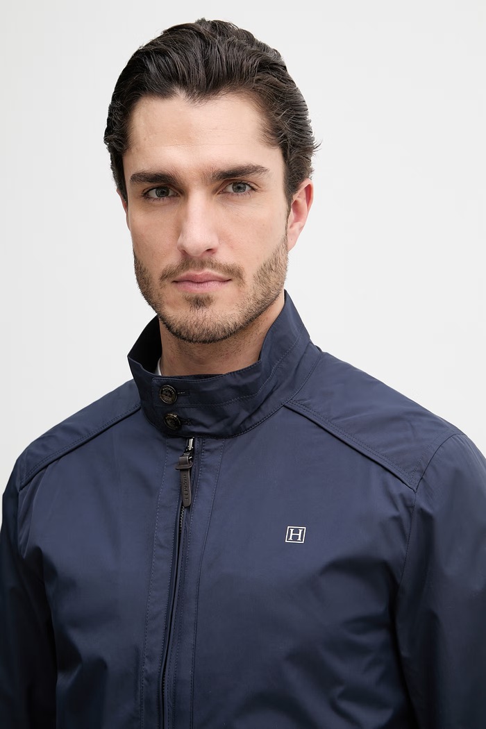 Μπουφάν Hackett London σκούρο μπλε HM4000134
