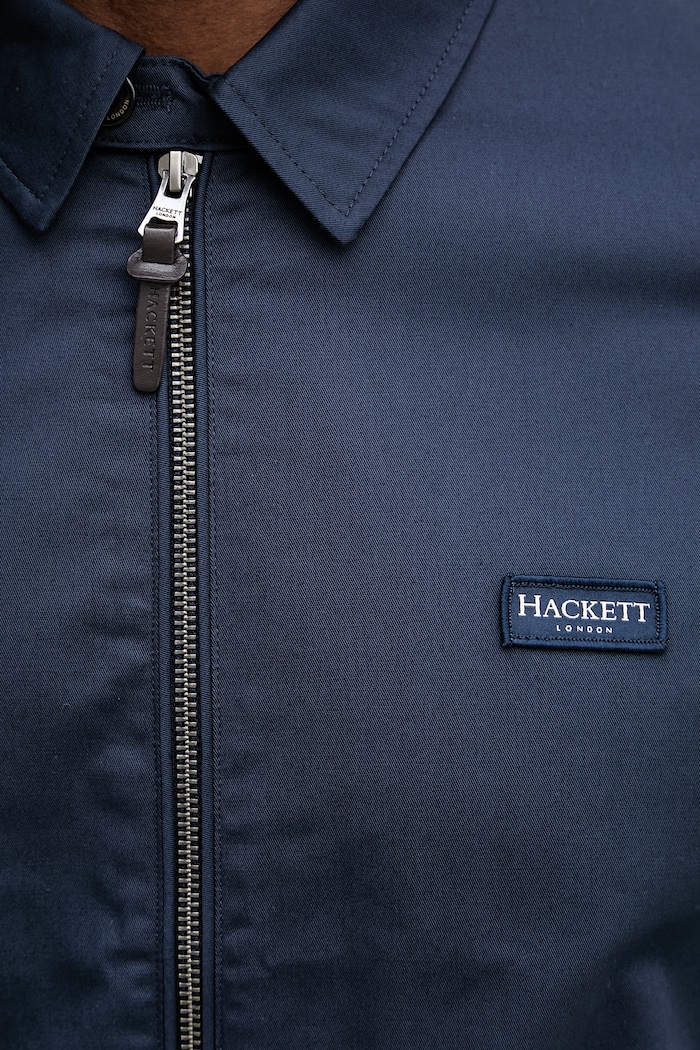 Hackett London jacheta de bumbac HM4000153 bleumarin