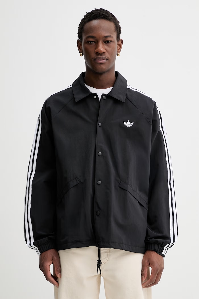 adidas Originals geacă de tranziție bărbați cu captuseala negru KE3598