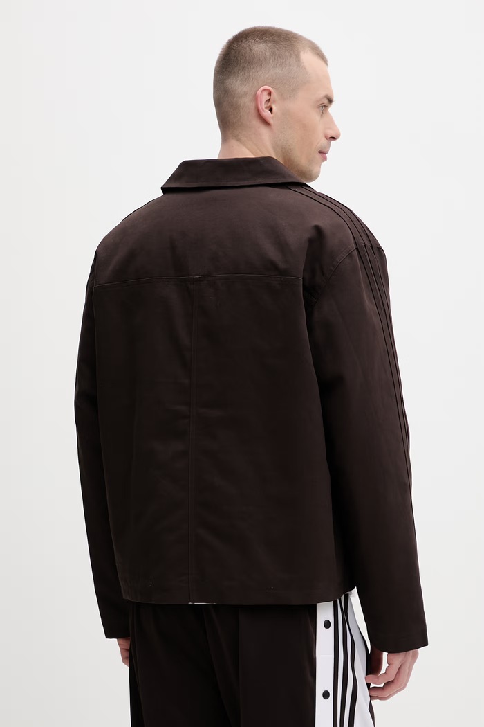 Oblečenie adidas Originals bunda pánska bavlnená KG6453 hnedá