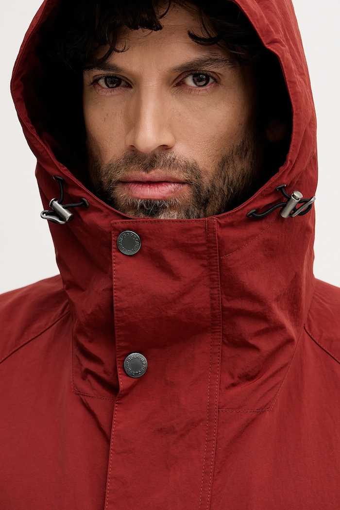 Bunda Barbour červená MSP0166