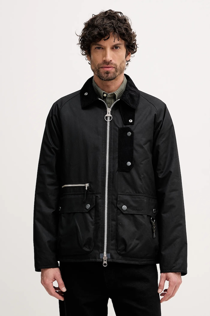 Памучно яке Barbour преходна изолация черен MWX2524