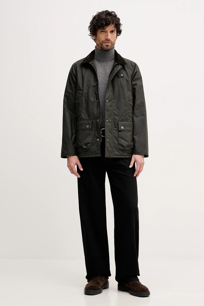 Βαμβακερό μπουφάν Barbour Beaufort MWX2528 πράσινο SS26