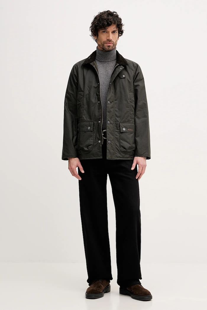 Βαμβακερό μπουφάν Barbour Beaufort MWX2528 πράσινο SS26