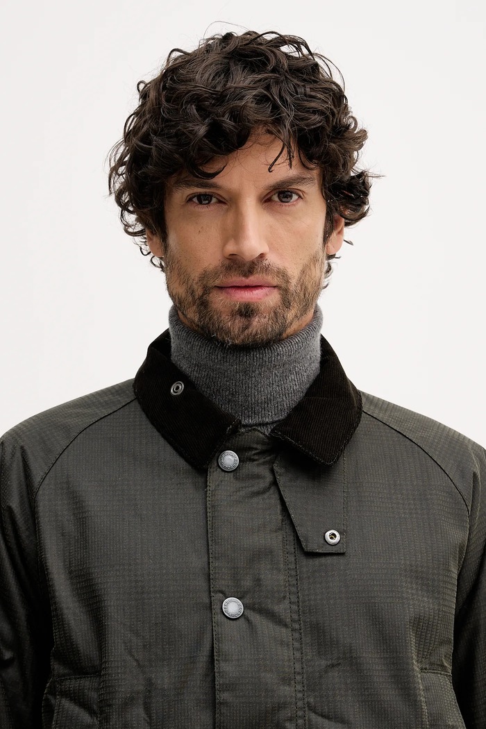 Βαμβακερό μπουφάν Barbour Beaufort πράσινο MWX2528