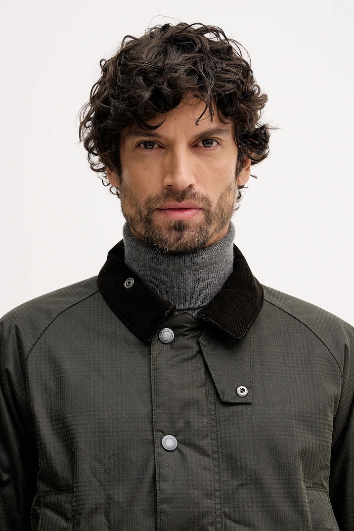 Βαμβακερό μπουφάν Barbour Beaufort πράσινο MWX2528