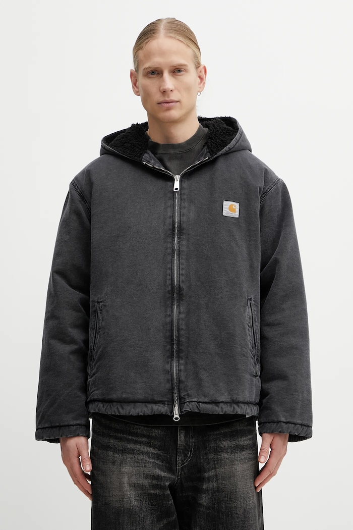Carhartt WIP jachetă de bumbac Mitch Jacket altele negru I036242.890J