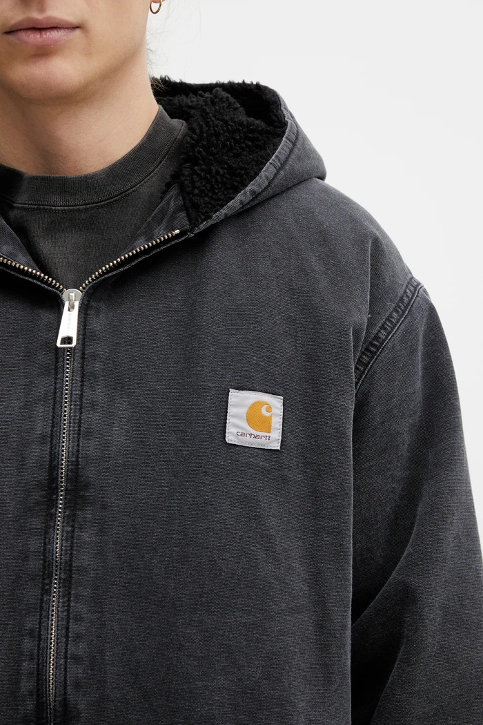 Carhartt WIP jachetă de bumbac Mitch Jacket negru I036242.890J