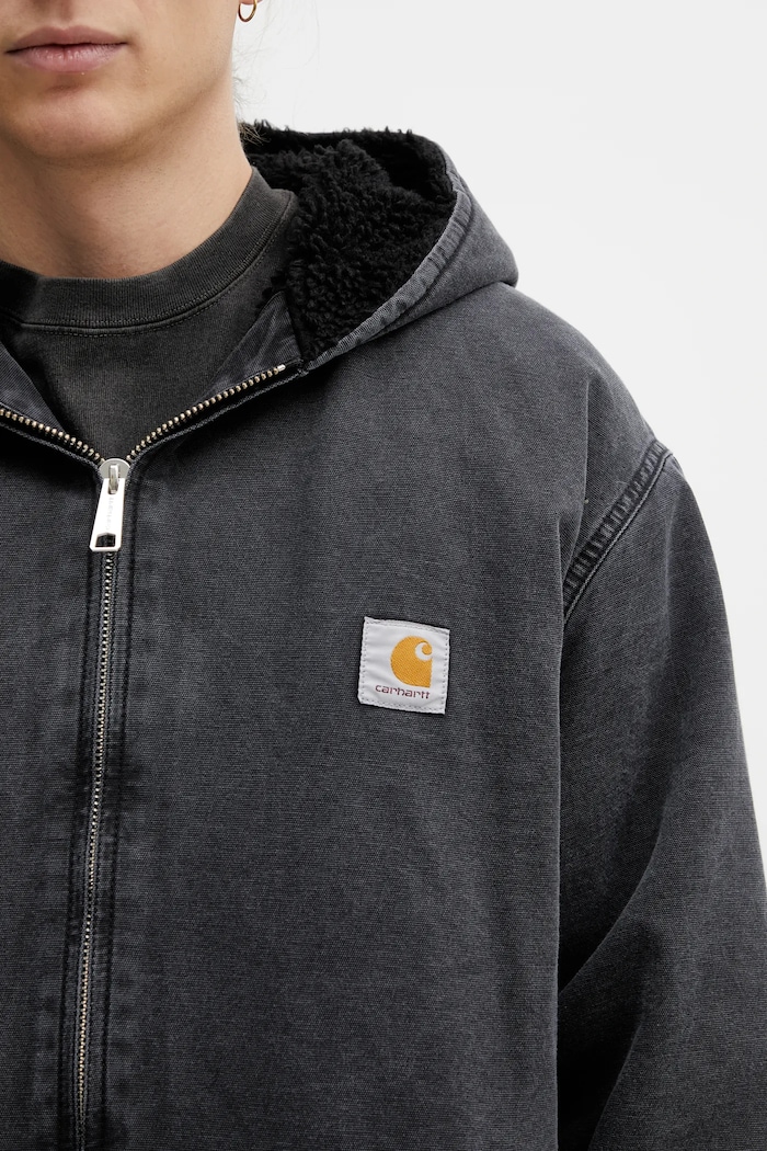 Carhartt WIP jachetă de bumbac Mitch Jacket negru I036242.890J