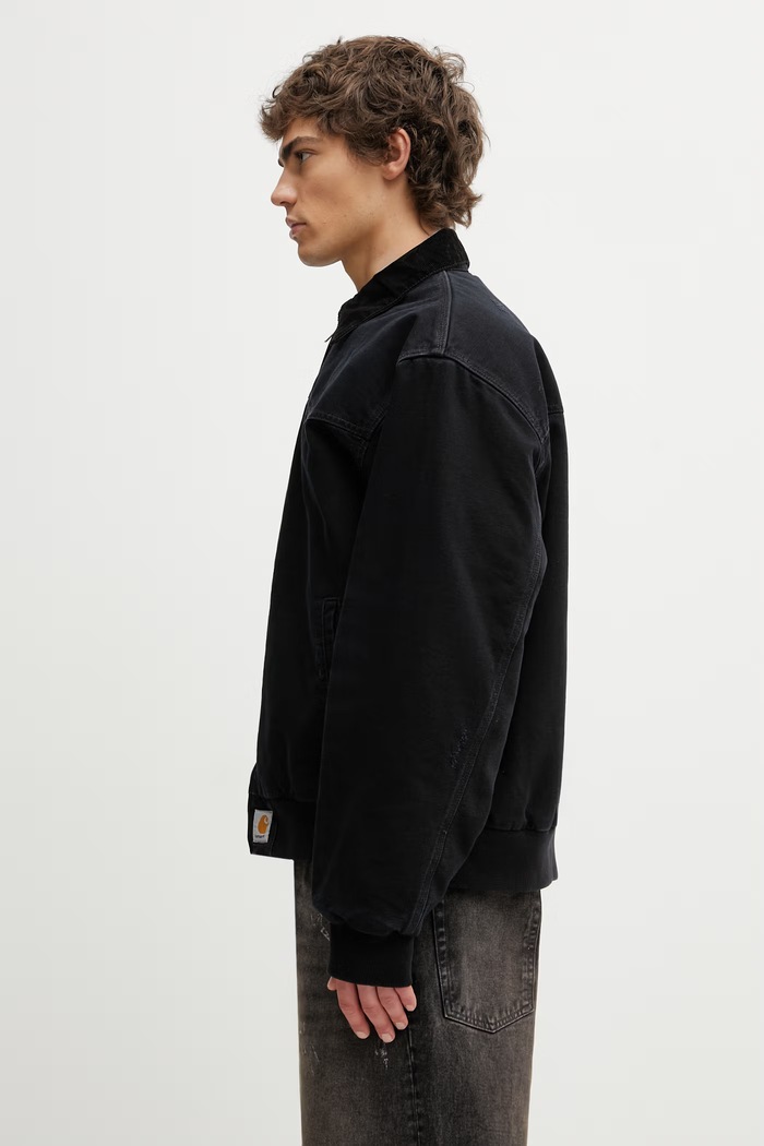 Carhartt WIP OG Santa Fe Jacket krátká bunda bavlněná pánská I036240.00EB7 černá SS26