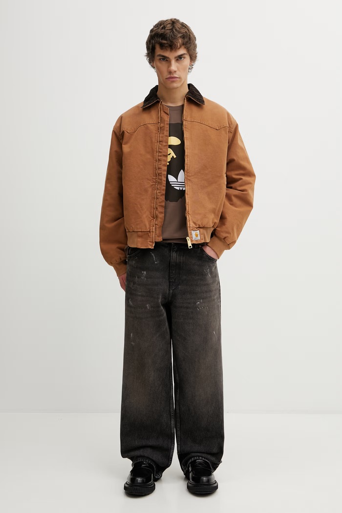 Carhartt WIP OG Santa Fe Jacket κοντό μπουφάν βαμβακερό Ανδρικό I036240.00SB7