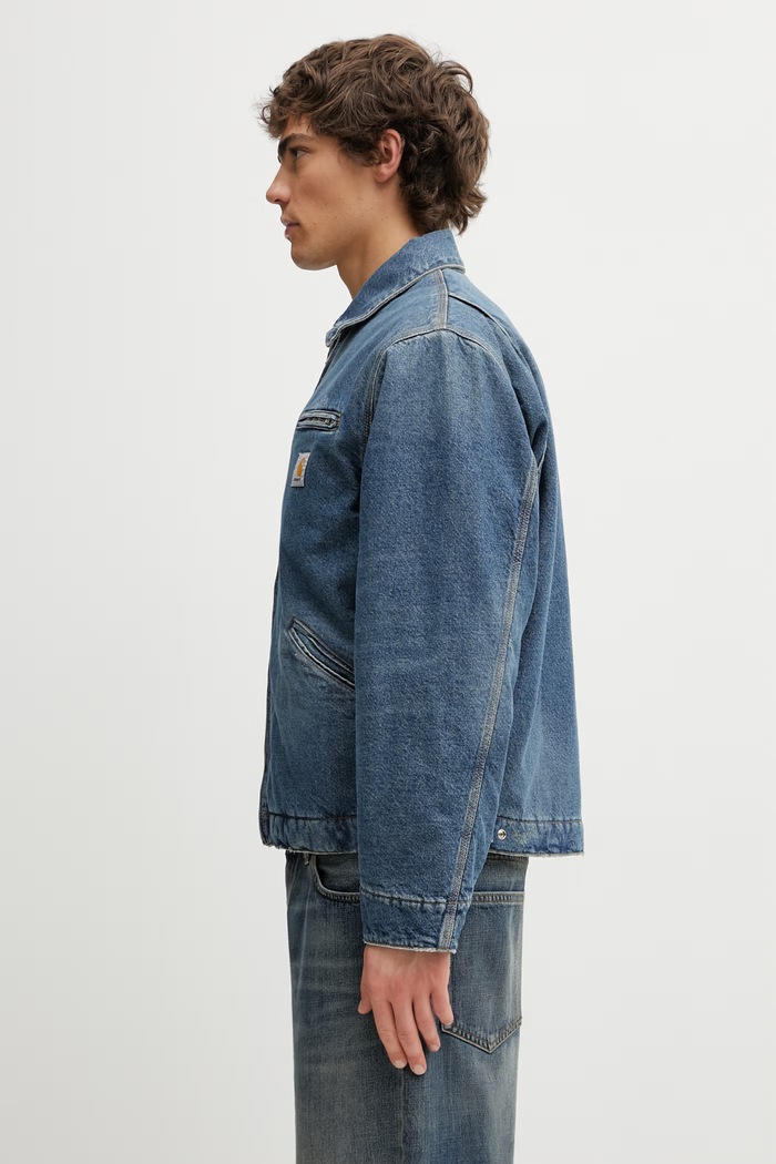 Carhartt WIP OG Detroit Jacket bunda džínová pánská I036259.01B7 modrá SS26