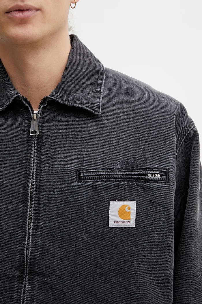 Carhartt WIP cotton jacket OG Detroit Jacket black I036259.89B7