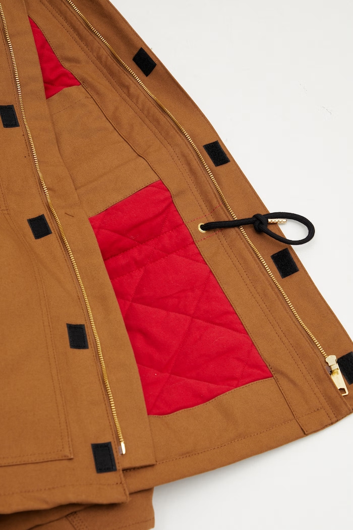 Carhartt WIP OG Arctic Coat bunda džínová pánská I036239.00S01 hnědá