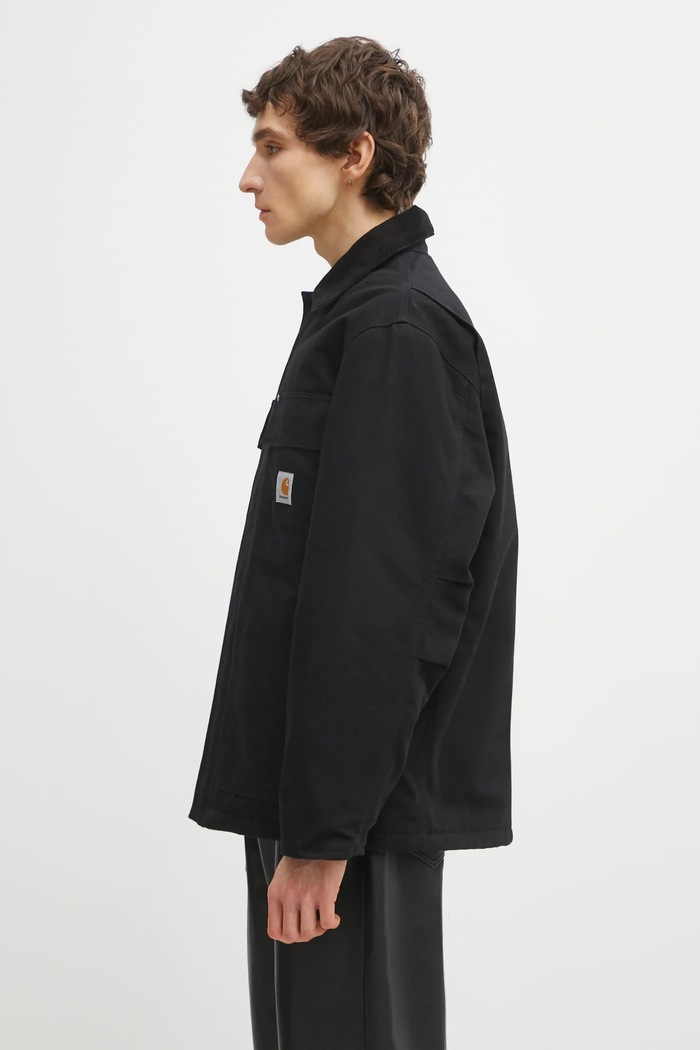 Bavlněná bunda Carhartt WIP OG Arctic Coat I036239.0 černá SS26
