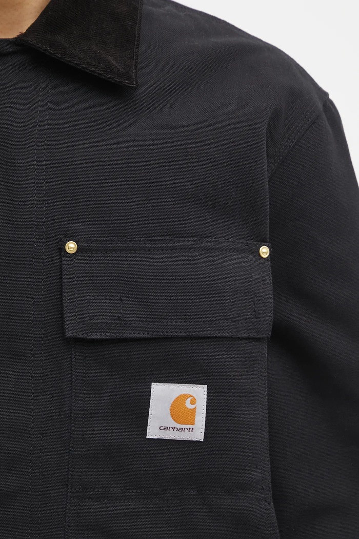 Bavlněná bunda Carhartt WIP OG Arctic Coat černá I036239.0
