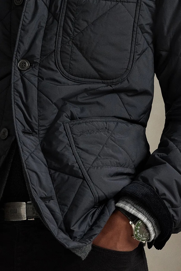 Bunda Polo Ralph Lauren MATTE FINE POLY čierna 710968117