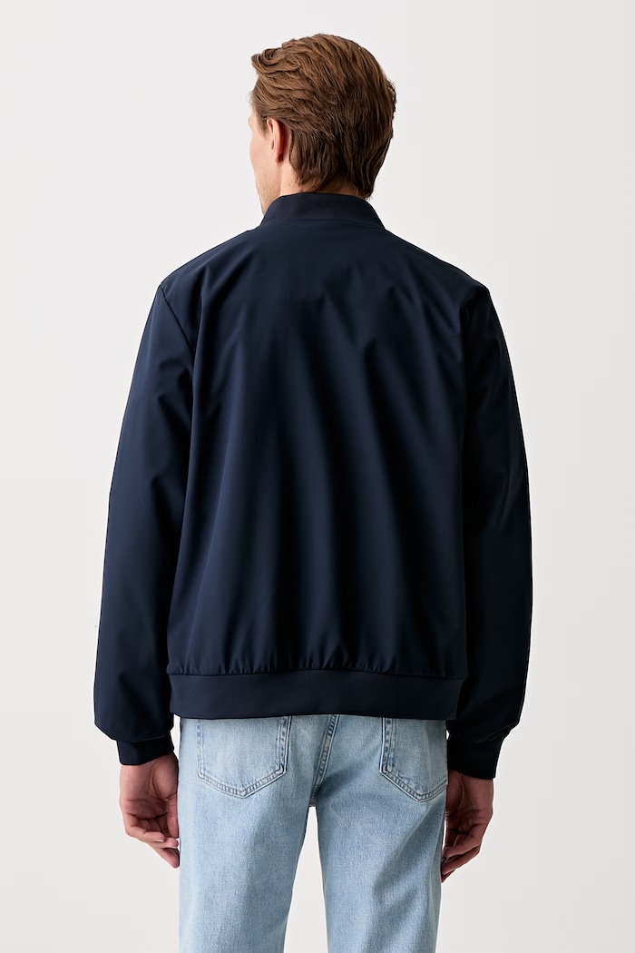 Odzież Calvin Klein bomberka męska LV04LF506G granatowy