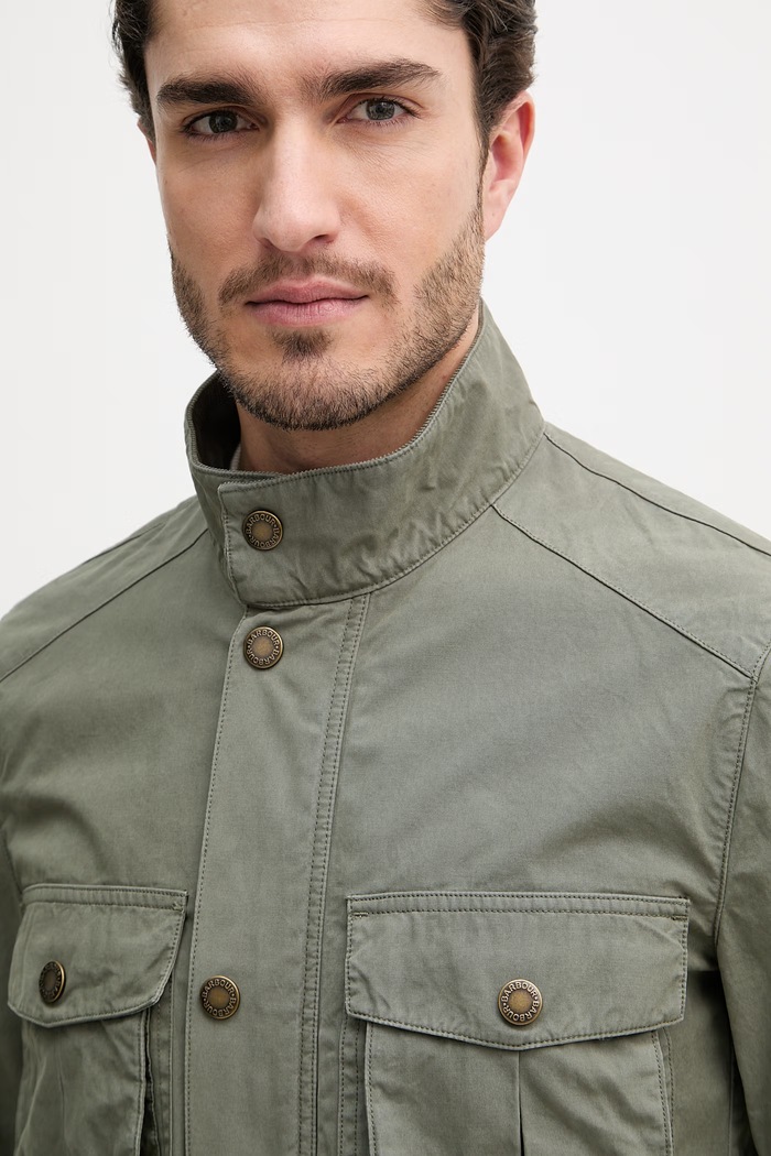 Barbour pamut kabát Corbridge zöld MCA0979
