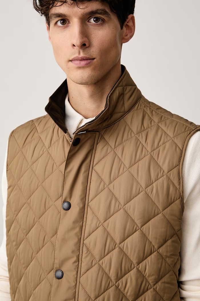 Barbour bezrękawnik męski beżowy MGI0245