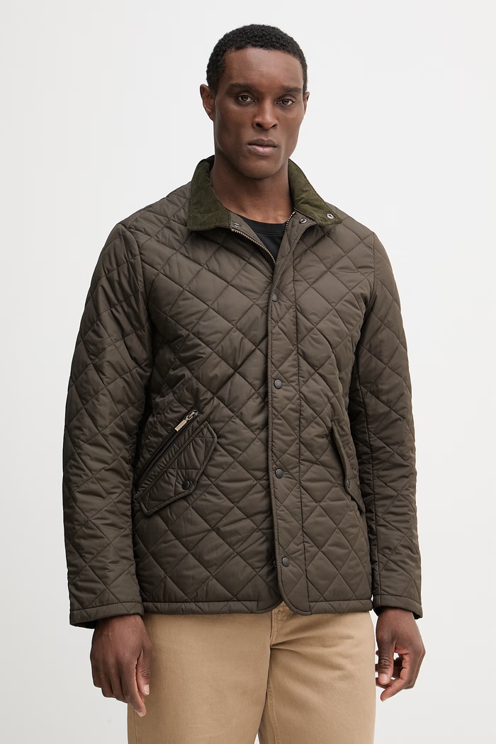 Bunda Barbour Chelsea jemné zateplenie zelená MQU0006