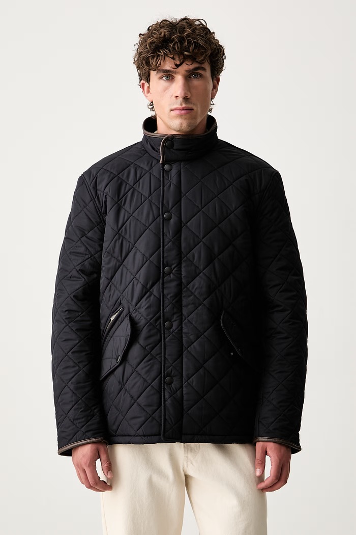 Barbour kurtka przejściowa męska Powell granatowy MQU0281