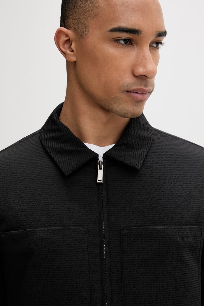 Calvin Klein krátka pánska bunda čierna LV04LF424G