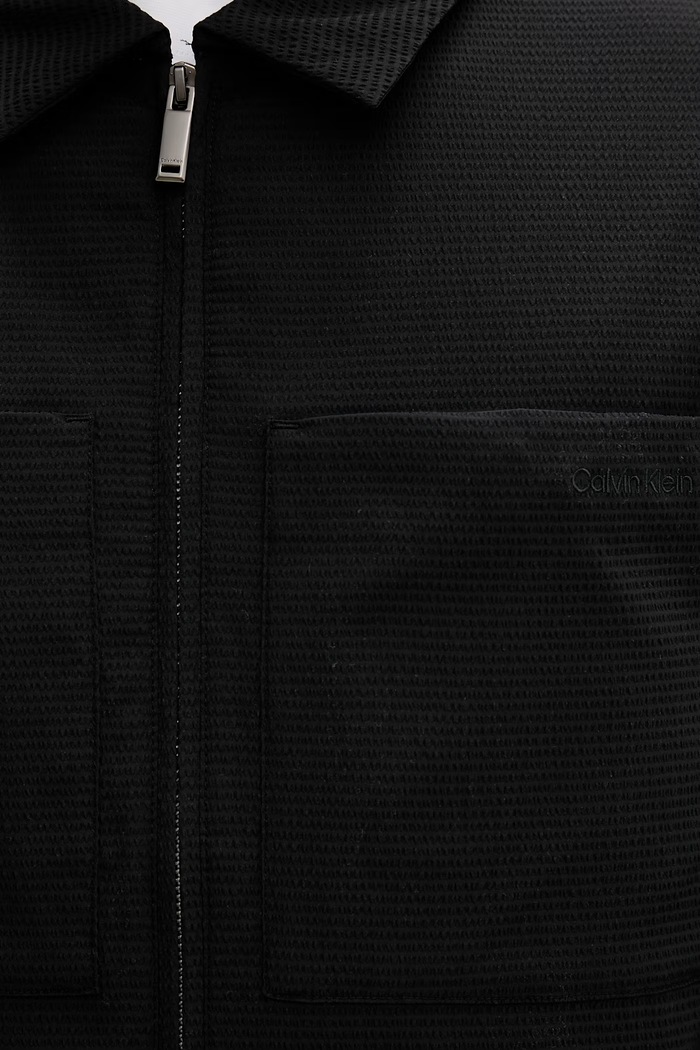 Calvin Klein krátka pánska bunda LV04LF424G čierna