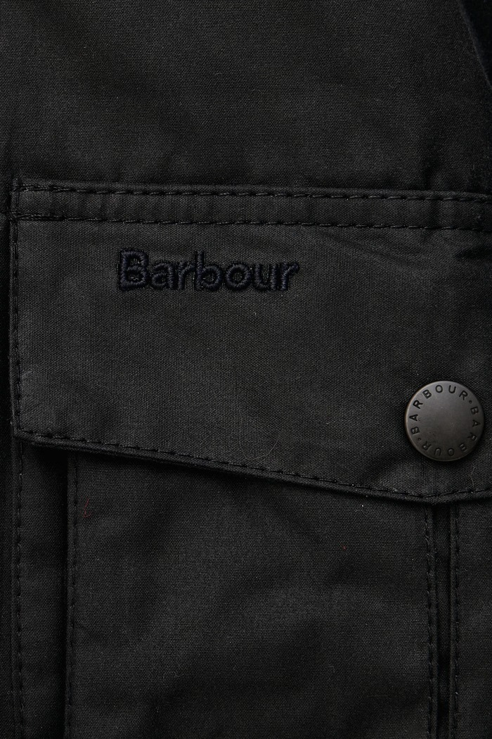 Kurtka przejściowa męska woskowana Corbridge Barbour granatowy MWX0340