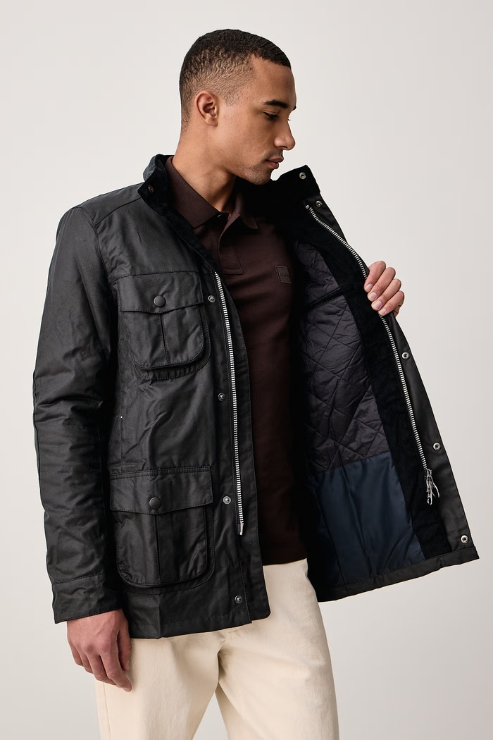 Barbour Kurtka przejściowa męska woskowana Corbridge MWX0340