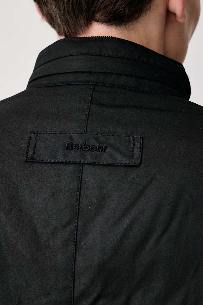 Kurtka przejściowa męska woskowana Corbridge Barbour MWX0340 czarny