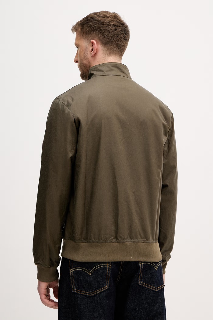Îmbrăcăminte Barbour geacă de tranziție pentru bărbați, din bumbac MWX1350 verde