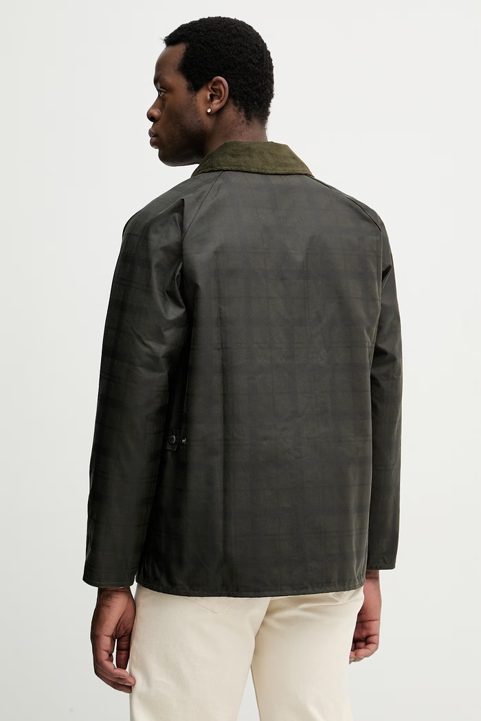 Ρούχα Βαμβακερό μπουφάν Barbour MWX2546 πράσινο