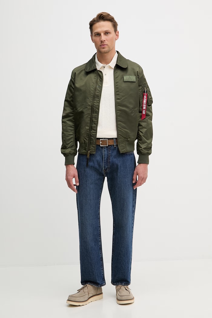 Bunda Alpha Industries Flying Tigers CWU Light 156128.142 zelená SS26