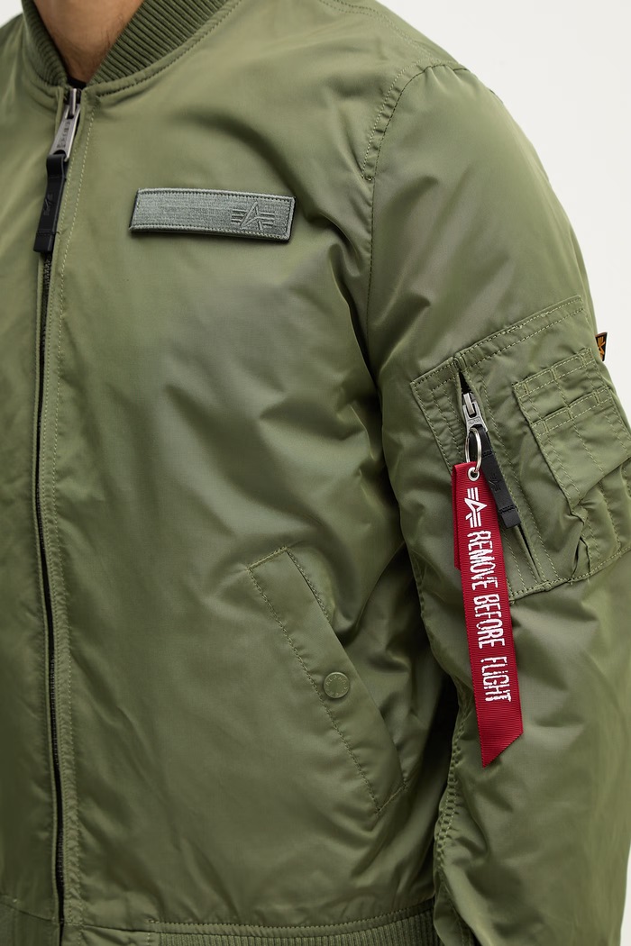 Alpha Industries geacă bomber MA-1 TT Flying Tigers Light 156129.01 verde