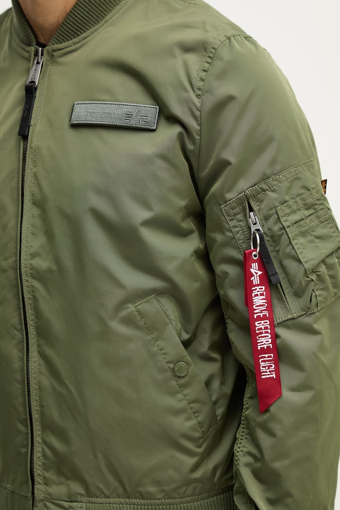 Alpha Industries geacă bomber MA-1 TT Flying Tigers Light 156129.01 verde