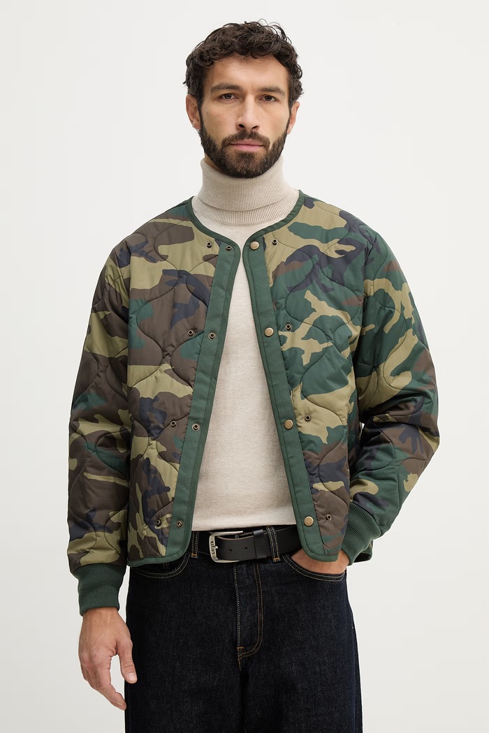 Bunda Alpha Industries Studio Liner jemné zateplenie zelená 258132