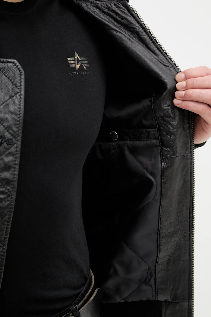Kožená bunda Alpha Industries CWU-45/P Leather 266106