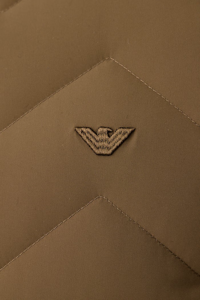 Kurtka puchowa męska Emporio Armani zielony EM004947.AF18499