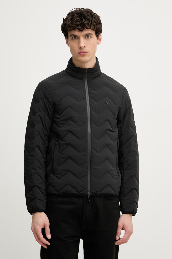 Emporio Armani páperová bunda pánska čierna EM004947.AF18499