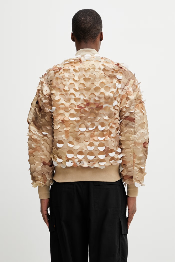 Odzież Alpha Industries MA-1 ULCANS bomberka męska 756123 beżowy